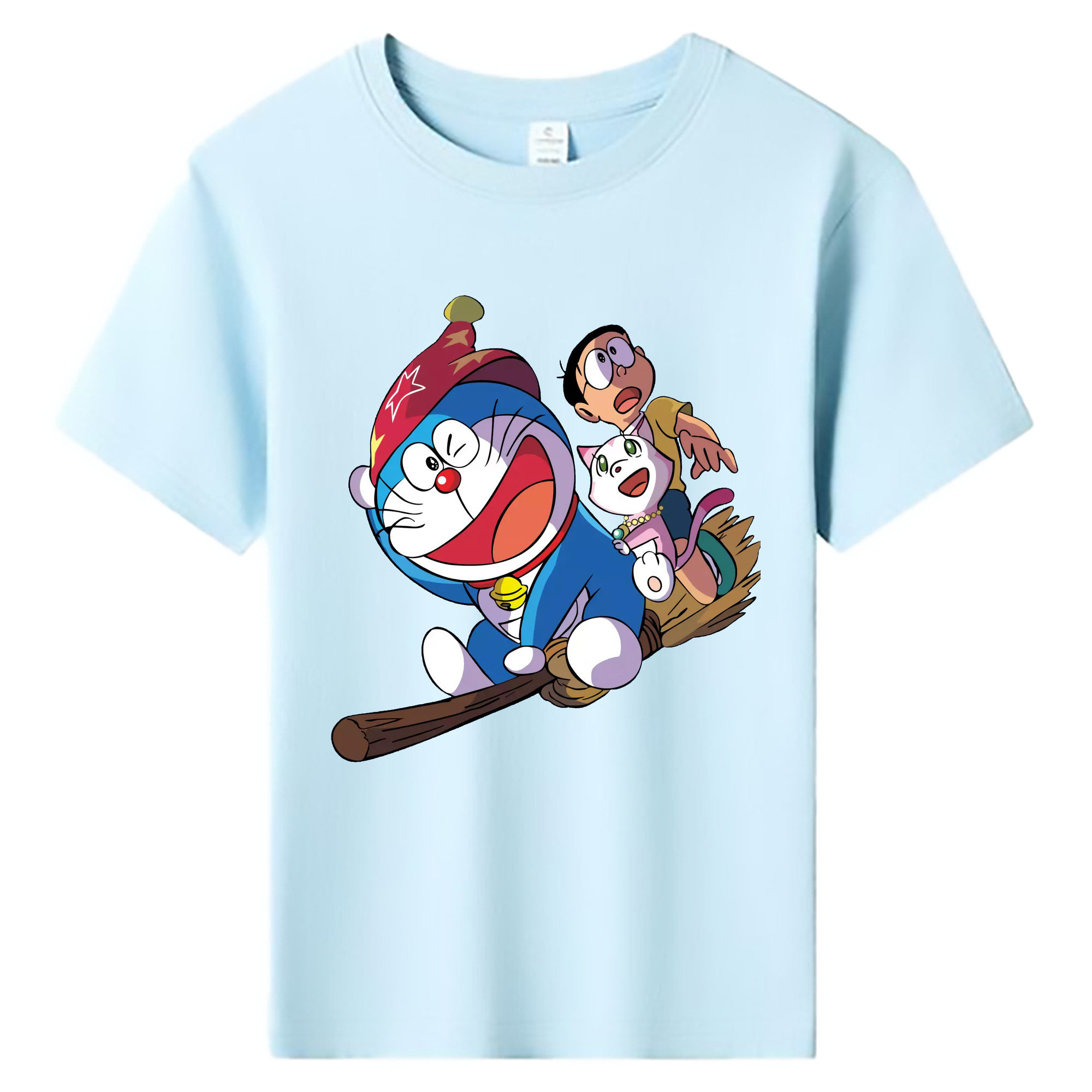 （画像用） ドラえもん Doraemon 綿100％キッズTシャツ（フロントプリント）
